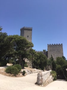 Walk to Castle Erice Sicily